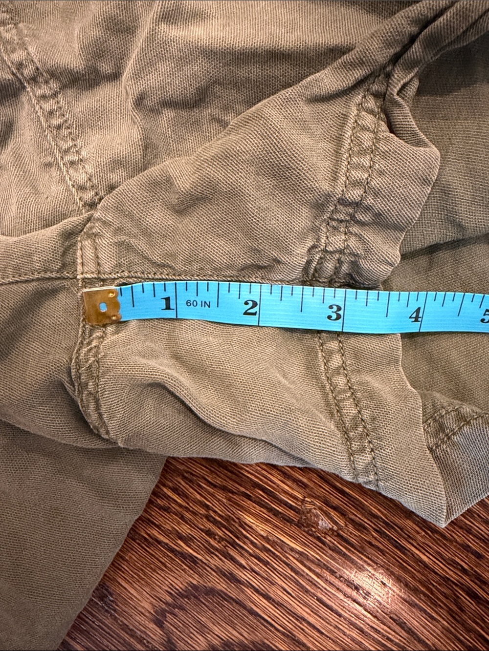 Faherty Olive Green Arlie Shorts with Elastic Waistband - Picture 6 of 6